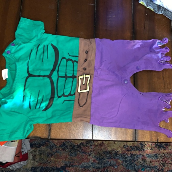Other - 2/$20 Baby 12 months Incredible Hulk costume